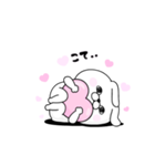 うさぎ100% うごく(個別スタンプ:13)