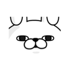 うさぎ100% うごく(個別スタンプ:20)