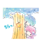 キキ＆ララ 水彩タッチ♪（個別スタンプ：24）