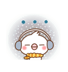 毎日しろちゃん9 (冬♥でか文字)（個別スタンプ：30）