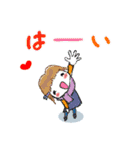 無駄に明るい女子と時々猫と兎（ま冬編)（個別スタンプ：8）