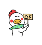 とんがり耳ねこの冬スタンプ[冬にご用心]（個別スタンプ：14）
