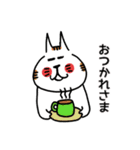 とんがり耳ねこの冬スタンプ[冬にご用心]（個別スタンプ：17）