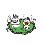 とんがり耳ねこの冬スタンプ[冬にご用心]（個別スタンプ：33）