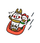 とんがり耳ねこの冬スタンプ[冬にご用心]（個別スタンプ：34）