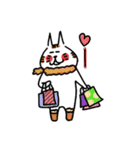 とんがり耳ねこの冬スタンプ[冬にご用心]（個別スタンプ：37）