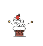 すこぶる動くちびウサギ＆クマ【Xmas】（個別スタンプ：2）