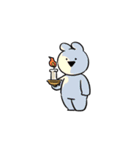 すこぶる動くちびウサギ＆クマ【Xmas】（個別スタンプ：7）