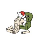 すこぶる動くちびウサギ＆クマ【Xmas】（個別スタンプ：9）