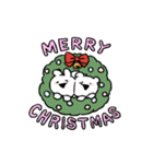 すこぶる動くちびウサギ＆クマ【Xmas】（個別スタンプ：14）