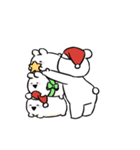 すこぶる動くちびウサギ＆クマ【Xmas】（個別スタンプ：15）