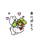 すこぶる動くちびウサギ＆クマ【Xmas】（個別スタンプ：16）