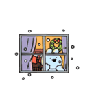 すこぶる動くちびウサギ＆クマ【Xmas】（個別スタンプ：18）