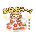 お正月♡自由に名前♪おかっぱ女子の年賀状（個別スタンプ：25）