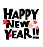 ザ・でか文字スタンプ集【年末年始編】（個別スタンプ：18）