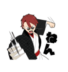 レトロ男子（個別スタンプ：24）