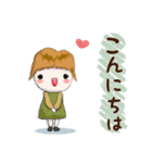 ちょっと大人女子(感謝編)（個別スタンプ：3）