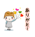 ちょっと大人女子(感謝編)（個別スタンプ：12）