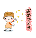 ちょっと大人女子(感謝編)（個別スタンプ：21）