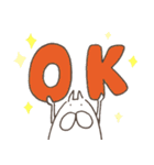 ねこタイツのゆるく使いやすい言葉（個別スタンプ：1）