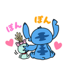 スティッチ（たのしく敬語）（個別スタンプ：28）