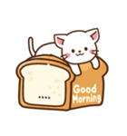 しろねこ♡思いを伝える カスタムスタンプ（個別スタンプ：1）