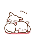 しろねこ♡思いを伝える カスタムスタンプ（個別スタンプ：2）