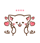 しろねこ♡思いを伝える カスタムスタンプ（個別スタンプ：10）
