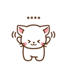 しろねこ♡思いを伝える カスタムスタンプ（個別スタンプ：13）