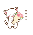 しろねこ♡思いを伝える カスタムスタンプ（個別スタンプ：15）
