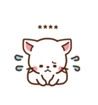 しろねこ♡思いを伝える カスタムスタンプ（個別スタンプ：24）