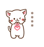 しろねこ♡思いを伝える カスタムスタンプ（個別スタンプ：29）