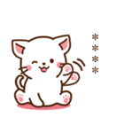 しろねこ♡思いを伝える カスタムスタンプ（個別スタンプ：30）