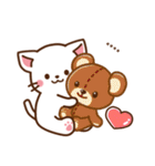 しろねこ♡思いを伝える カスタムスタンプ（個別スタンプ：32）