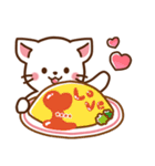 しろねこ♡思いを伝える カスタムスタンプ（個別スタンプ：35）