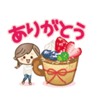 ナチュラルガール♥【素直な気もち】（個別スタンプ：1）