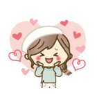 ナチュラルガール♥【素直な気もち】（個別スタンプ：3）