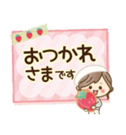 ナチュラルガール♥【素直な気もち】（個別スタンプ：5）