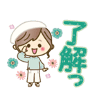 ナチュラルガール♥【素直な気もち】（個別スタンプ：9）