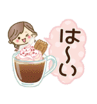 ナチュラルガール♥【素直な気もち】（個別スタンプ：11）