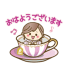 ナチュラルガール♥【素直な気もち】（個別スタンプ：14）