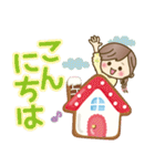 ナチュラルガール♥【素直な気もち】（個別スタンプ：15）