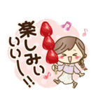 ナチュラルガール♥【素直な気もち】（個別スタンプ：18）