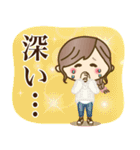 ナチュラルガール♥【素直な気もち】（個別スタンプ：23）