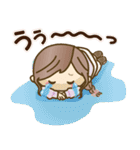 ナチュラルガール♥【素直な気もち】（個別スタンプ：24）