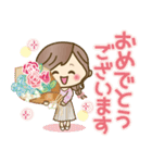 ナチュラルガール♥【素直な気もち】（個別スタンプ：32）