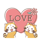 ラスカル＆リリィ☆仲良しカップル（個別スタンプ：24）