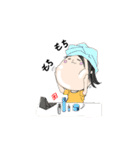 まる顔あゆちゃんの日常（個別スタンプ：12）