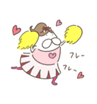 ねこタイツのゆるいハート 4（個別スタンプ：22）