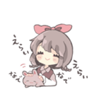 気持ちを伝えるリボンの女の子（個別スタンプ：28）